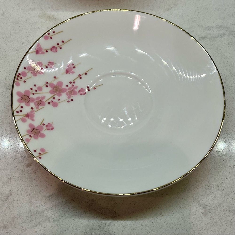 Teavana Sakura Cherry Blossom Holly Bone China 24 KT Filigree Tea Kettle 43 oz - Picture 16 of 16